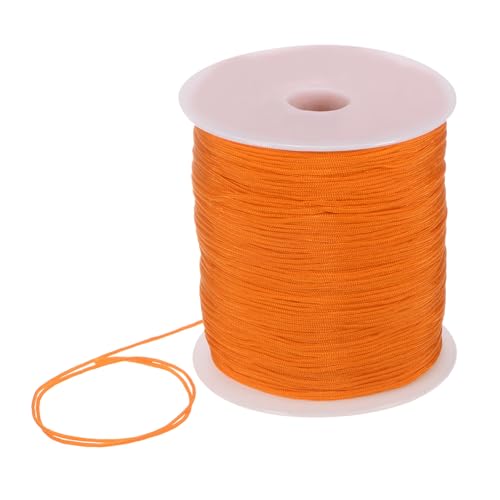 QUARKZMAN 1mm Nylon String Cord 305 Yards Nylon Satin String Bracelet String Chinese Knotting Cord Beading Thread for Jewelry Making Braided Necklaces Macrame Trim Craft Orange QUARKZMAN 1mm Nylon String Cord 305 Yards Nylon Satin String Bracelet String Chinese Knotting Cord Beading Thread for Jewelry Making Braided Necklaces Macrame Trim Craft Orange von QUARKZMAN