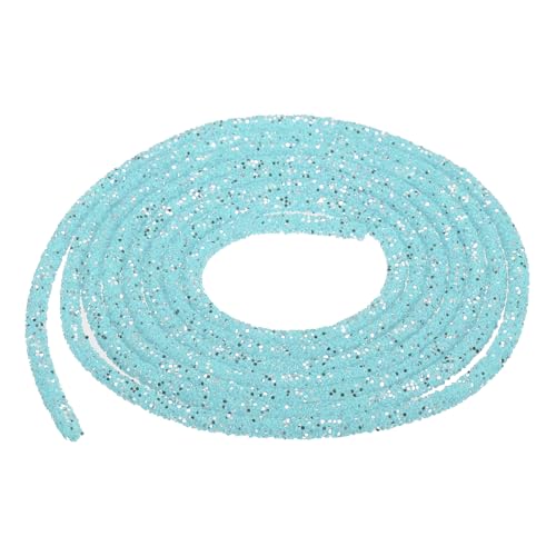 QUARKZMAN 2,5 Yard 7mm 0,28 Zoll Glitzer Pailletten Seil Pailletten Strass Schlauch Kordel für DIY Hochzeitskleider Kostüm Kleidung Schuhe Schmuck Accessoire Klar Türkis QUARKZMAN 2,5 Yard 7mm 0,28 Zoll Glitzer Pailletten Seil Pailletten Strass Schlauch Kordel für DIY Hochzeitskleider Kostüm Kleidung Schuhe Schmuck Accessoire Klar Türkis von QUARKZMAN