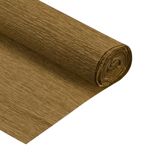 QUARKZMAN 2 Rollen Krepppapier 50 x 210 cm Kräuselpapier Pastell Crepe Paper Seidenpapier Floristenkrepp Crepe-Papier zum Basteln Dekoration Geschenk Verpackung Blumen, Braun QUARKZMAN 2 Rollen Krepppapier 50 x 210 cm Kräuselpapier Pastell Crepe Paper Seidenpapier Floristenkrepp Crepe-Papier zum Basteln Dekoration Geschenk Verpackung Blumen, Braun von QUARKZMAN