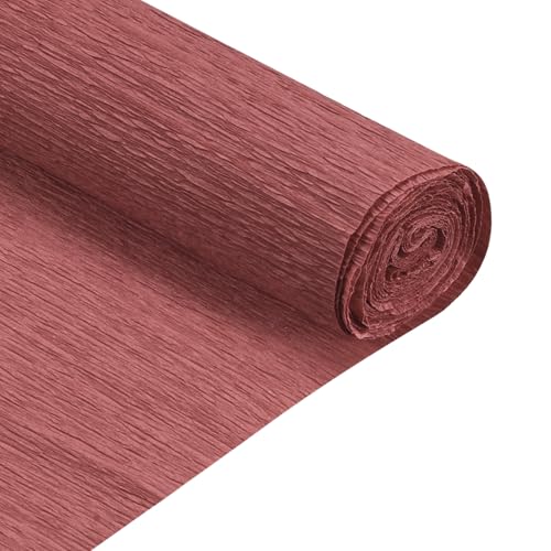 QUARKZMAN 2 Rollen Krepppapier 50 x 210 cm Kräuselpapier Pastell Crepe Paper Seidenpapier Floristenkrepp Crepe-Papier zum Basteln Dekoration Geschenk Verpackung Blumen, Dunkelrot QUARKZMAN 2 Rollen Krepppapier 50 x 210 cm Kräuselpapier Pastell Crepe Paper Seidenpapier Floristenkrepp Crepe-Papier zum Basteln Dekoration Geschenk Verpackung Blumen, Dunkelrot von QUARKZMAN