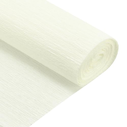 QUARKZMAN 2 Stück Krepppapier Beige, 2.5m x 50cm Floristen Krepp Papier Bunt für Handwerke, Party, Schulpapier, Kräuselpapier, Verpackung, Blumen DIY QUARKZMAN 2 Stück Krepppapier Beige, 2.5m x 50cm Floristen Krepp Papier Bunt für Handwerke, Party, Schulpapier, Kräuselpapier, Verpackung, Blumen DIY von QUARKZMAN