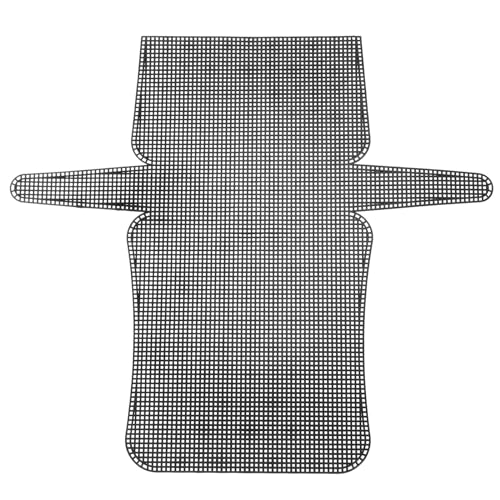 QUARKZMAN 2 Stück Kunststoff-Mesh-Leinwandblatt 6 Stück 41,2 cm/ 16,2" für Häkelbeutelherstellung Umhängetasche Blank Canvas für Stickerei Nadelspitze, Tasche, Strickhäkelnetz, Schwarz QUARKZMAN 2 Stück Kunststoff-Mesh-Leinwandblatt 6 Stück 41,2 cm/ 16,2" für Häkelbeutelherstellung Umhängetasche Blank Canvas für Stickerei Nadelspitze, Tasche, Strickhäkelnetz, Schwarz von QUARKZMAN