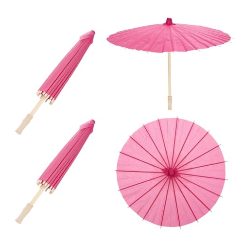 QUARKZMAN 2 Stück Papier-Schirme, 40cm Papier-Parasol-Schirm DIY Ölpapier-Mal-Schirme für Fotografie-Requisiten Handwerk Party Hochzeit Dekoration, Rose QUARKZMAN 2 Stück Papier-Schirme, 40cm Papier-Parasol-Schirm DIY Ölpapier-Mal-Schirme für Fotografie-Requisiten Handwerk Party Hochzeit Dekoration, Rose von QUARKZMAN