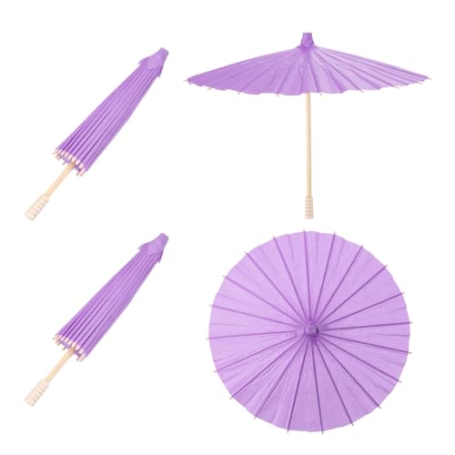 QUARKZMAN 2 Stück Papierregenschirme, 30 cm Papierparasol-Schirm DIY-Ölpapiermalerei-Schirme für Fotografie-Requisiten Handwerk Party Hochzeitsdekoration, Lila QUARKZMAN 2 Stück Papierregenschirme, 30 cm Papierparasol-Schirm DIY-Ölpapiermalerei-Schirme für Fotografie-Requisiten Handwerk Party Hochzeitsdekoration, Lila von QUARKZMAN
