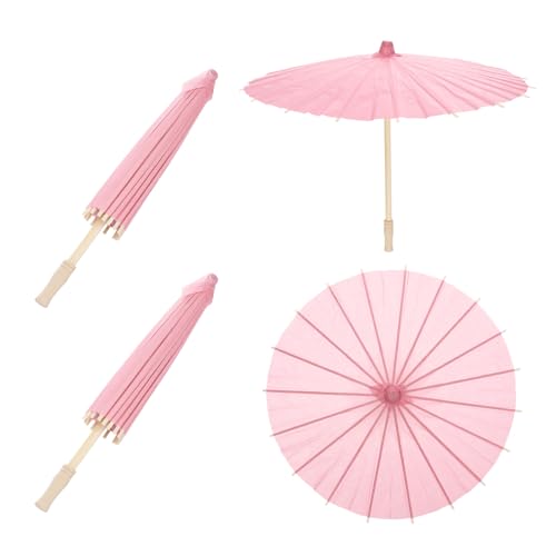 QUARKZMAN 2 Stück Papierregenschirme, 40 cm Papierparasol-Schirm DIY-Ölpapiermalerei-Schirme für Fotografie-Requisiten Handwerk Party Hochzeitsdekoration, Pink QUARKZMAN 2 Stück Papierregenschirme, 40 cm Papierparasol-Schirm DIY-Ölpapiermalerei-Schirme für Fotografie-Requisiten Handwerk Party Hochzeitsdekoration, Pink von QUARKZMAN