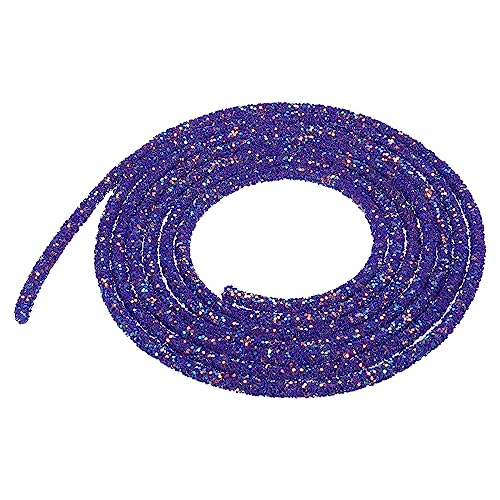 QUARKZMAN 2.5 Yard 6mm Glitzer Pailletten Seil Pailletten Strass Rohr Kordel für Basteln Hochzeit Kleider Kostüm Kleidung Schuhe Schmuck Zubehör Dunkel Blau QUARKZMAN 2.5 Yard 6mm Glitzer Pailletten Seil Pailletten Strass Rohr Kordel für Basteln Hochzeit Kleider Kostüm Kleidung Schuhe Schmuck Zubehör Dunkel Blau von QUARKZMAN