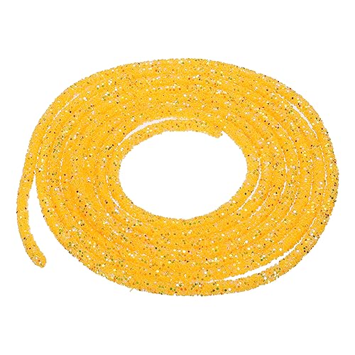 QUARKZMAN 2.5 Yard 6mm Glitzer Pailletten Seil Pailletten Strass Rohr Kordel für Basteln Hochzeit Kleider Kostüm Kleidung Schuhe Schmuck Zubehör Gold QUARKZMAN 2.5 Yard 6mm Glitzer Pailletten Seil Pailletten Strass Rohr Kordel für Basteln Hochzeit Kleider Kostüm Kleidung Schuhe Schmuck Zubehör Gold von QUARKZMAN
