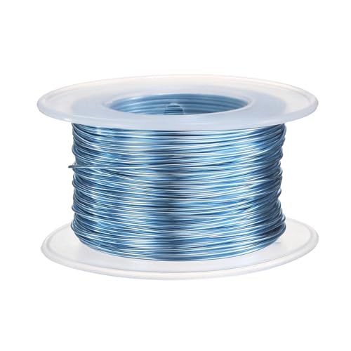 QUARKZMAN 20 Gauge Aluminium Basteldraht 0,8 mm 30 Meter Flexibler Biegsamer Eloxierter Metall-Schmuck-Modellierdraht für Schmuckherstellung Modellbau DIY, Stahlblau QUARKZMAN 20 Gauge Aluminium Basteldraht 0,8 mm 30 Meter Flexibler Biegsamer Eloxierter Metall-Schmuck-Modellierdraht für Schmuckherstellung Modellbau DIY, Stahlblau von QUARKZMAN