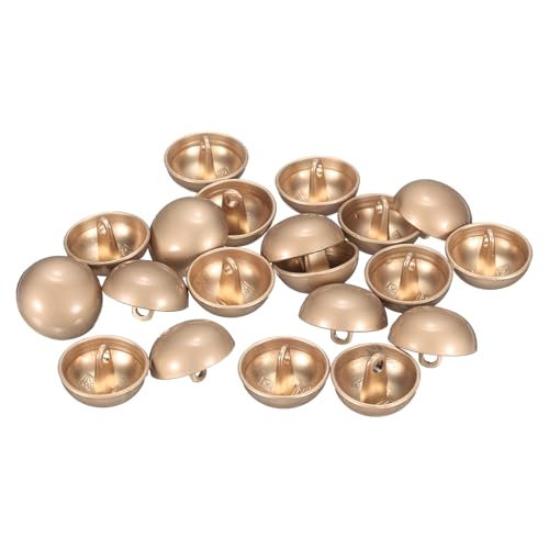 QUARKZMAN 20 Stück Halbrunde Metallnähknöpfe, 18 mm / 21/32" Halbrunde Pilzperlenkappen Metallknöpfe Mit Stiel Für Blazer Anzug, Mantel, Jacken Stoffbekleidung Dekoration, Mattgold QUARKZMAN 20 Stück Halbrunde Metallnähknöpfe, 18 mm / 21/32" Halbrunde Pilzperlenkappen Metallknöpfe Mit Stiel Für Blazer Anzug, Mantel, Jacken Stoffbekleidung Dekoration, Mattgold von QUARKZMAN