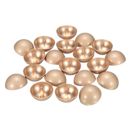 QUARKZMAN 20 Stück Halbrunde Metallnähtknöpfe, 28 mm / 1 1/8 Zoll Halbrunde Pilzförmige Perlenkappen Metallknöpfe Mit Stiel Für Blazeranzug, Mantel, Jackenstoffkleidungsdekoration, Mattgold QUARKZMAN 20 Stück Halbrunde Metallnähtknöpfe, 28 mm / 1 1/8 Zoll Halbrunde Pilzförmige Perlenkappen Metallknöpfe Mit Stiel Für Blazeranzug, Mantel, Jackenstoffkleidungsdekoration, Mattgold von QUARKZMAN