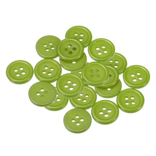 QUARKZMAN 20 Stück Knöpfe 12,5mm Bastelknöpfe Grün Nähknöpfe Harz Rund Flach 4-Loch Kunststoffknöpfe für Nähen DIY Handwerk Scrapbooking Dekorieren Kleidung Mänteln Blusen Hemden QUARKZMAN 20 Stück Knöpfe 12,5mm Bastelknöpfe Grün Nähknöpfe Harz Rund Flach 4-Loch Kunststoffknöpfe für Nähen DIY Handwerk Scrapbooking Dekorieren Kleidung Mänteln Blusen Hemden von QUARKZMAN
