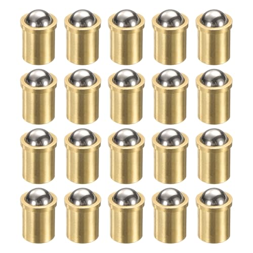 QUARKZMAN 20 Stück Kugelspitzendruckfedern 10x13mm Messing Präzisions Positionierperlen Kugelfederdruckfedern Kugelfangriegel für Türschrank mechanische Geräte Klemmen Möbel QUARKZMAN 20 Stück Kugelspitzendruckfedern 10x13mm Messing Präzisions Positionierperlen Kugelfederdruckfedern Kugelfangriegel für Türschrank mechanische Geräte Klemmen Möbel von QUARKZMAN