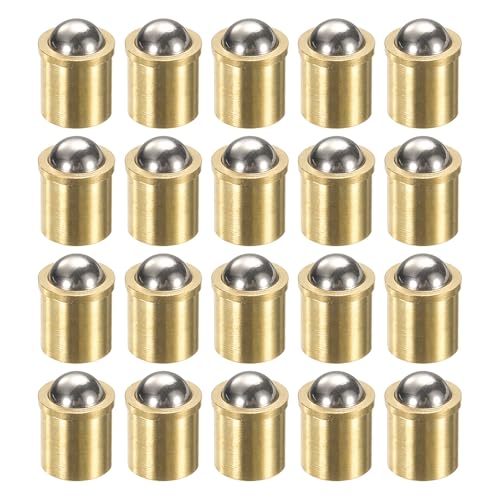 QUARKZMAN 20 Stück Kugelspitzendruckfedern 8x9mm Messing Präzisionspositionierungsperlen Kugelfederdruckfedern Kugelfangriegel für Türschrank mechanische Vorrichtungen Klemmen Möbel QUARKZMAN 20 Stück Kugelspitzendruckfedern 8x9mm Messing Präzisionspositionierungsperlen Kugelfederdruckfedern Kugelfangriegel für Türschrank mechanische Vorrichtungen Klemmen Möbel von QUARKZMAN