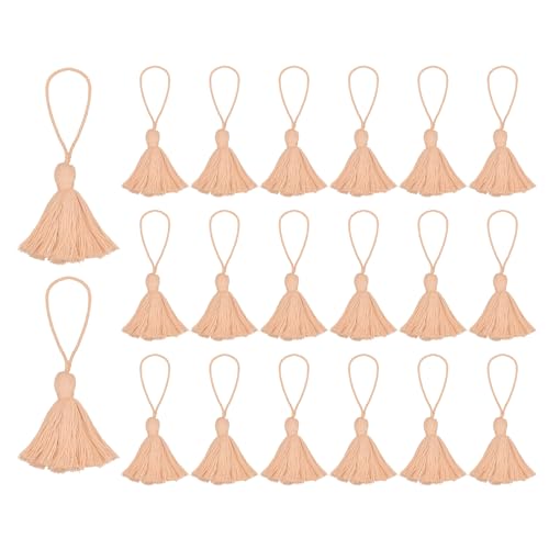 QUARKZMAN 20 Stück Lesezeichen Quasten 4,3 Zoll Hängeschlaufe Kleine Quasten Weiche Mini Quasten für DIY Basteln, Schmuckherstellung, Abschluss Handarbeit, Pfirsich QUARKZMAN 20 Stück Lesezeichen Quasten 4,3 Zoll Hängeschlaufe Kleine Quasten Weiche Mini Quasten für DIY Basteln, Schmuckherstellung, Abschluss Handarbeit, Pfirsich von QUARKZMAN