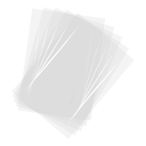 QUARKZMAN 20 Stück Wärmeschrumpfbeutel, 60 x 80 cm POF Transparente Wärmeschrumpffolie für Geschenkkörbe, Verpackungssammlung, hausgemachtes DIY, handgefertigte Bastelarbeiten, Kekse von QUARKZMAN