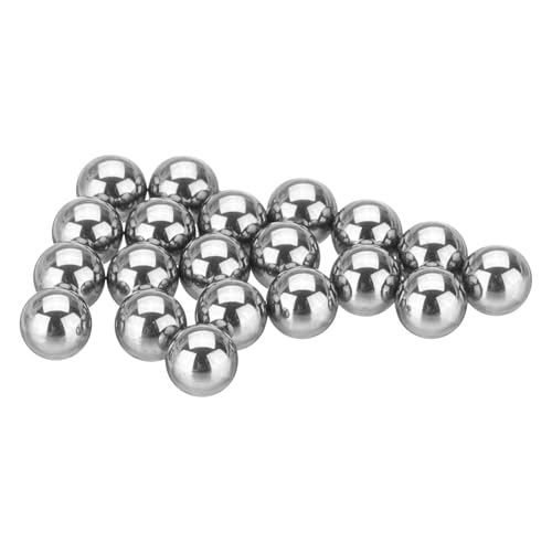 QUARKZMAN 20 Stück Wolframstahl Kugellagerkugeln 4 mm Karbid G10 Präzisionskugel für Industrie, Maschinen, Automobil und DIY (Spiegel) von QUARKZMAN