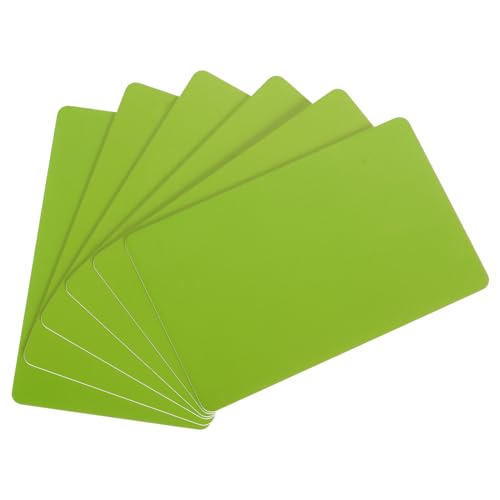 QUARKZMAN 20 Stück leere PVC-Karten, 30Mil Grafikqualität Plastikkarten glänzend wasserdicht für Foto-ID-Badge-Drucker, Grün QUARKZMAN 20 Stück leere PVC-Karten, 30Mil Grafikqualität Plastikkarten glänzend wasserdicht für Foto-ID-Badge-Drucker, Grün von QUARKZMAN