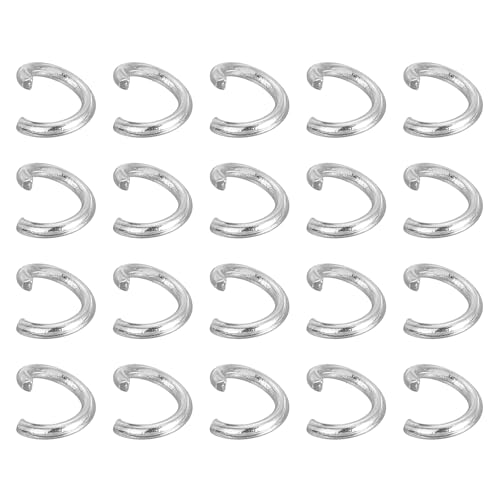 QUARKZMAN 200 Stück Biegeringe Edelstahl, 4 mm Spaltringe Metall 0,7 mm Dicke Offene Ringe Schmuck Reparatur Kettenringe Sprungringe für Schmuckherstellung Armbänder Halsketten Handwerk QUARKZMAN 200 Stück Biegeringe Edelstahl, 4 mm Spaltringe Metall 0,7 mm Dicke Offene Ringe Schmuck Reparatur Kettenringe Sprungringe für Schmuckherstellung Armbänder Halsketten Handwerk von QUARKZMAN
