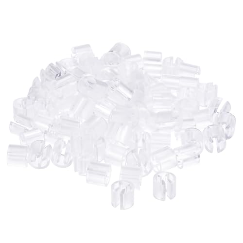 QUARKZMAN 200 Stück Kleiderbügel Marker Leere Etiketten Kunststoff für 3,5mm Drahtbügel Größenmarkierungen Kleidung Größe Tag Aufhänger Größenclips Schnappnummern Farbkodierung, Transparent QUARKZMAN 200 Stück Kleiderbügel Marker Leere Etiketten Kunststoff für 3,5mm Drahtbügel Größenmarkierungen Kleidung Größe Tag Aufhänger Größenclips Schnappnummern Farbkodierung, Transparent von QUARKZMAN