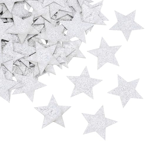 QUARKZMAN 200 Stück Sternenkonfetti Glitzer Konfetti Tischkonfetti Dekoration für Party Hochzeit Festival Dekorationen, 3x3cm, Silber QUARKZMAN 200 Stück Sternenkonfetti Glitzer Konfetti Tischkonfetti Dekoration für Party Hochzeit Festival Dekorationen, 3x3cm, Silber von QUARKZMAN