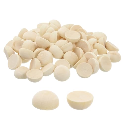 QUARKZMAN 200 Stück halbe Holzperlen, 12 mm unfertige Halbkugelkugeln runde natürliche Holzperlen für DIY-Basteln, Festivaldekorationen QUARKZMAN 200 Stück halbe Holzperlen, 12 mm unfertige Halbkugelkugeln runde natürliche Holzperlen für DIY-Basteln, Festivaldekorationen von QUARKZMAN