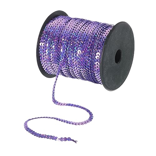 QUARKZMAN 200 Yards Flach Pailletten Streifen 4mm Laser Pailletten Stoff Paillette Dreieck Pailletten Trimmen für Handwerk Basteln Pailletten Fransen Nähen Klingeln Hell Lila QUARKZMAN 200 Yards Flach Pailletten Streifen 4mm Laser Pailletten Stoff Paillette Dreieck Pailletten Trimmen für Handwerk Basteln Pailletten Fransen Nähen Klingeln Hell Lila von QUARKZMAN