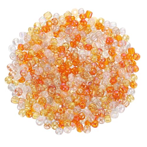 QUARKZMAN 2000 Stück Glasperlen zum Auffädeln, 3 mm Perlen für Armbänder Selber Machen Mini Lose Glas Kleine Perlenset für DIY Ohrringe, Halsketten, Schmuckherstellung, Regenbogenfarbe von QUARKZMAN