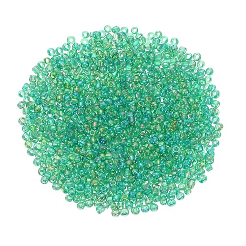 QUARKZMAN 2000 Stück Glasperlen zum Auffädeln, 1,5 mm Mini Perlen Set für Armbänder Selber Machen Glas Bugle Perlen für DIY Ohrringe, Halsketten, Armbänder, Schmuckherstellung, Gelb Grün QUARKZMAN 2000 Stück Glasperlen zum Auffädeln, 1,5 mm Mini Perlen Set für Armbänder Selber Machen Glas Bugle Perlen für DIY Ohrringe, Halsketten, Armbänder, Schmuckherstellung, Gelb Grün von QUARKZMAN