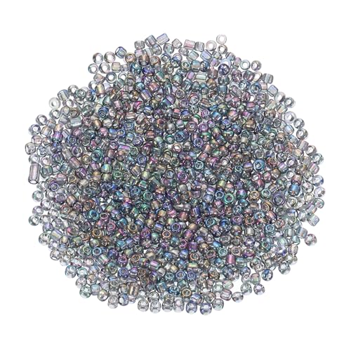 QUARKZMAN 2000 Stück Glasperlen zum Auffädeln, 2 mm Mini Perlen Set für Armbänder Selber Machen Glas Bugle Perlen für DIY Ohrringe, Halsketten, Armbänder, Schmuckherstellung, Grau QUARKZMAN 2000 Stück Glasperlen zum Auffädeln, 2 mm Mini Perlen Set für Armbänder Selber Machen Glas Bugle Perlen für DIY Ohrringe, Halsketten, Armbänder, Schmuckherstellung, Grau von QUARKZMAN