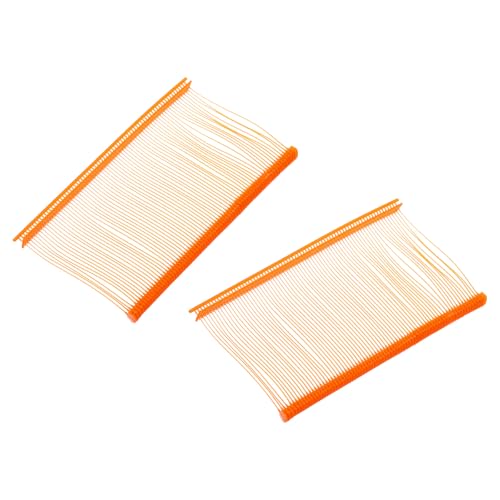 QUARKZMAN 2000 Stück Heftfäden für Etikettierpistole Standard, 50mm Tag Pins aus Kunststoff für Karton Etiketten mit Loch, Etikettierung von Kleidung und Textil, Orange von QUARKZMAN