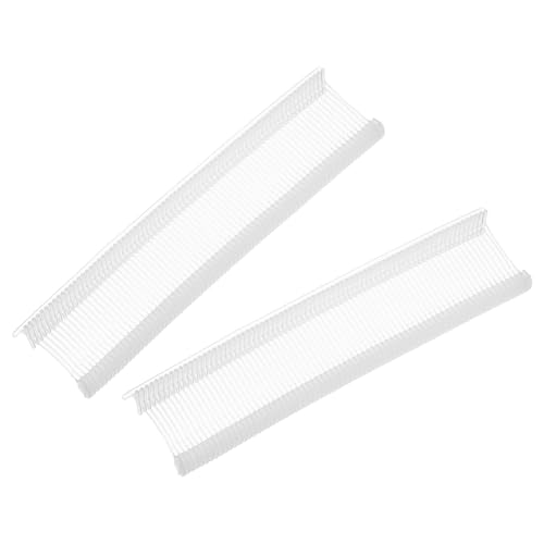 QUARKZMAN 2000 Stück Standard-Tagging-Barb-Fastener, 0,4 Zoll Klarer Tagging-Fastener Tagging-Nachfüllung Kunststoff-Kleidung für Kleidung Feine Stichpreis-Nachfüllungen Tag-Label von QUARKZMAN