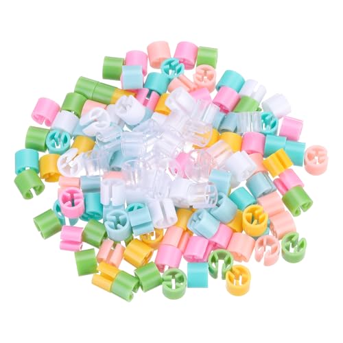 QUARKZMAN 200pcs Kleiderbügel Marker Set Leere Etiketten für 3,5mm Drahtbügel Größenmarkierungen Tag Mischfarben, Weiß/Hellgrün/Hellblau/Frischrosa/Orange QUARKZMAN 200pcs Kleiderbügel Marker Set Leere Etiketten für 3,5mm Drahtbügel Größenmarkierungen Tag Mischfarben, Weiß/Hellgrün/Hellblau/Frischrosa/Orange von QUARKZMAN