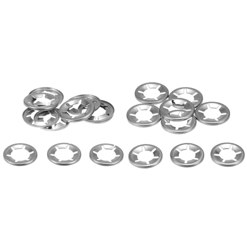 QUARKZMAN 20Stk Innenverzahnte Stern Schloss Unterlegscheiben Set M14 M16 Aufschiebbare Sicherungsscheibe Klemmen Schnellverschluss 304 Edelstahl Druckmuttern QUARKZMAN 20Stk Innenverzahnte Stern Schloss Unterlegscheiben Set M14 M16 Aufschiebbare Sicherungsscheibe Klemmen Schnellverschluss 304 Edelstahl Druckmuttern von QUARKZMAN