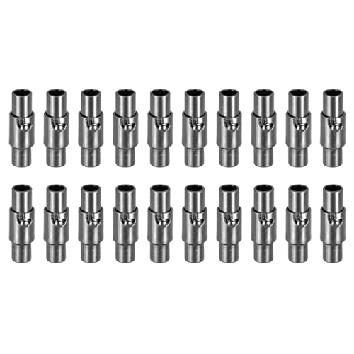 QUARKZMAN 20Stk Leder Schnur Ende Verschluss 3mm Loch Leder mochtenet Klammern Kordel Endkappen Verschlüsse Leder Kordel Schnalle für Schmuck Selbermachen Liefert Handwerk Schwarz QUARKZMAN 20Stk Leder Schnur Ende Verschluss 3mm Loch Leder mochtenet Klammern Kordel Endkappen Verschlüsse Leder Kordel Schnalle für Schmuck Selbermachen Liefert Handwerk Schwarz von QUARKZMAN