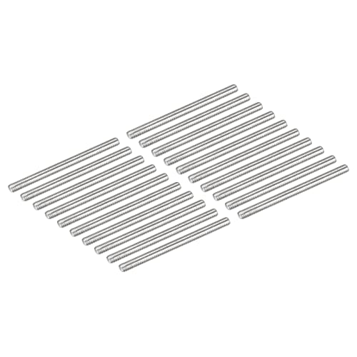 QUARKZMAN 20Stk M3 x 45mm Vollgewinde Stangen 304 Edelstahl Rechts Gewinde Stangen Bolzen Klemmen und U Bolzen von QUARKZMAN