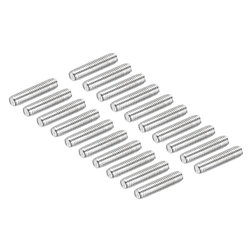 QUARKZMAN 20Stk M5 x 20mm Vollgewinde Stangen 304 Edelstahl Rechts Gewinde Stangen Bolzen Klemmen und U Bolzen von QUARKZMAN
