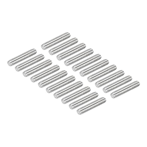 QUARKZMAN 20Stk M6 x 30mm Vollgewinde Stangen 304 Edelstahl Rechts Gewinde Stangen Bolzen Klemmen und U Bolzen von QUARKZMAN