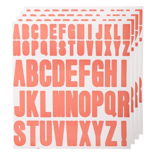 QUARKZMAN 220Stk 4 Blätter Buchstaben Aufkleber Vinyl Wasserfest Alphabet Selbstkleber Aufkleber Buchstaben für Innen/Außen Aufkleber Briefkasten Handwerkration Rosa QUARKZMAN 220Stk 4 Blätter Buchstaben Aufkleber Vinyl Wasserfest Alphabet Selbstkleber Aufkleber Buchstaben für Innen/Außen Aufkleber Briefkasten Handwerkration Rosa von QUARKZMAN