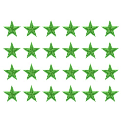 QUARKZMAN 24 Stück 5Star Patches Aufbügelflicken, fluoreszierendes Grün, gestickte Aufnäher Applikationen 1,1IN Reparaturflicken für DIY Kleidung Handwerk Rucksack Kleidung Geschenk QUARKZMAN 24 Stück 5Star Patches Aufbügelflicken, fluoreszierendes Grün, gestickte Aufnäher Applikationen 1,1IN Reparaturflicken für DIY Kleidung Handwerk Rucksack Kleidung Geschenk von QUARKZMAN