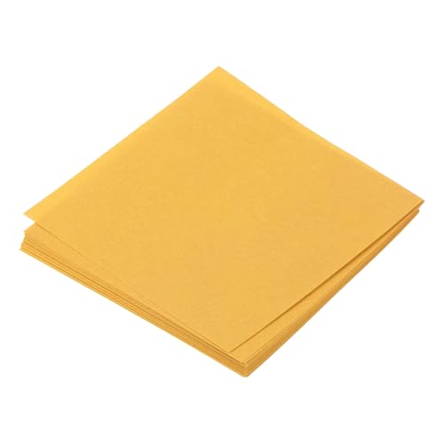 QUARKZMAN 25 Blatt Origami Papier, 7 x 7cm Doppelseitiges Quadratisches Faltpapier, 70 g/m², Kleine Origami-Papierquadrate für Kunsthandwerk Projekt Geschenk Dekoration, Gold von QUARKZMAN