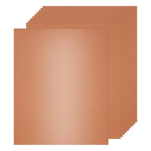QUARKZMAN 25 Stück Schimmer Kartonpapier, 8 x 11 Zoll Bronze Schimmerpapierbögen, Metallisches Kartonpapier für Kunstbedarf, Papierbasteln, DIY Basteln QUARKZMAN 25 Stück Schimmer Kartonpapier, 8 x 11 Zoll Bronze Schimmerpapierbögen, Metallisches Kartonpapier für Kunstbedarf, Papierbasteln, DIY Basteln von QUARKZMAN