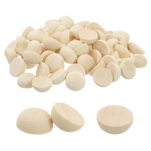 QUARKZMAN 250 Stück Halbkugeln aus Holz, 12mm/0,5 Zoll Natürliche Farbe Holzspaltkugeln Großpackung Unvollendete Halbkugel-Ornamente für Bastelprojekte DIY-Projekte Partydekoration QUARKZMAN 250 Stück Halbkugeln aus Holz, 12mm/0,5 Zoll Natürliche Farbe Holzspaltkugeln Großpackung Unvollendete Halbkugel-Ornamente für Bastelprojekte DIY-Projekte Partydekoration von QUARKZMAN