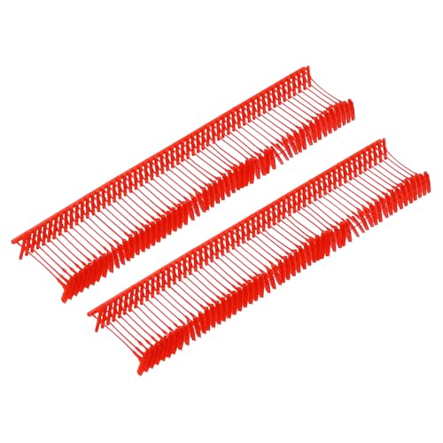 QUARKZMAN 2500 Stück Heftfäden für Etikettierpistole Standard, 15mm Tag Pins aus Kunststoff für Karton Etiketten mit Loch, Etikettierung von Kleidung und Textil, Rot QUARKZMAN 2500 Stück Heftfäden für Etikettierpistole Standard, 15mm Tag Pins aus Kunststoff für Karton Etiketten mit Loch, Etikettierung von Kleidung und Textil, Rot von QUARKZMAN