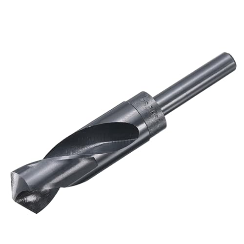 QUARKZMAN 26,5 mm Bohrer, HSS Spiralbohrer 135° Reduzierte Schaft Metallbohrer Nitrierung Schwarz für Hartmetall Stahl Aluminiumlegierung Holz Kunststoff von QUARKZMAN