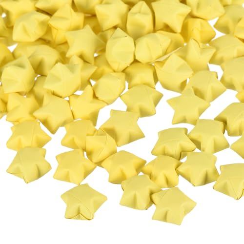 QUARKZMAN 272 Stück Origami Sterne Papierstreifen, Vorgefertigte Origami Papier Glückssterne Wunschstern 3D Bunte Stern für Weihnacht Hochzeit Valentinstag Geschenk Dekoration, Dunkelgelb QUARKZMAN 272 Stück Origami Sterne Papierstreifen, Vorgefertigte Origami Papier Glückssterne Wunschstern 3D Bunte Stern für Weihnacht Hochzeit Valentinstag Geschenk Dekoration, Dunkelgelb von QUARKZMAN