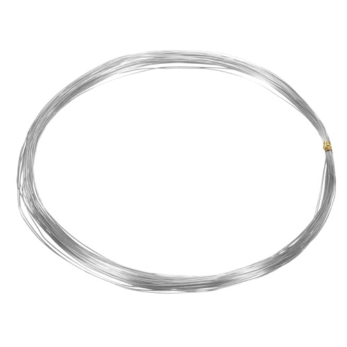 QUARKZMAN 28 Gauge 0.3mm Edelstahl Draht 10m/33 ft Weicher Kunsthandwerk Bildhauer Draht Tarnish Resistant Schmuckdraht für Schmuckherstellung Perlen DIY Bastelbedarf, Silber QUARKZMAN 28 Gauge 0.3mm Edelstahl Draht 10m/33 ft Weicher Kunsthandwerk Bildhauer Draht Tarnish Resistant Schmuckdraht für Schmuckherstellung Perlen DIY Bastelbedarf, Silber von QUARKZMAN