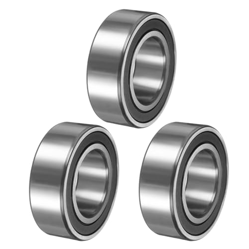 QUARKZMAN 3 Stück 3210-2RS/5210-2RS Doppelreihig Abgedichtetes Schrägkugellager 50 x 90 x 30.2mm Kugellager Für Elektromotor Pumpen Kompressoren Landmaschinen von QUARKZMAN