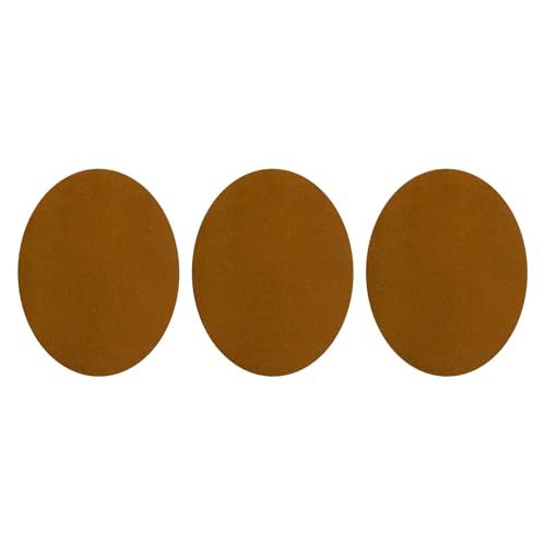 QUARKZMAN 3 Stück Flicken zum Aufbügeln, 140x110mm Ellenbogen Knie Wildlederstoff Flicken, Oval Bügelflicken Aufnäher für Reparatur Patches Kleidung Handwerk Hosen Hemden, Kamel QUARKZMAN 3 Stück Flicken zum Aufbügeln, 140x110mm Ellenbogen Knie Wildlederstoff Flicken, Oval Bügelflicken Aufnäher für Reparatur Patches Kleidung Handwerk Hosen Hemden, Kamel von QUARKZMAN