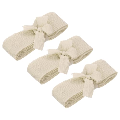 QUARKZMAN 3 Stück Creme Band Kräusel Chiffon, 1 1/2 Zoll Handgemachtes Tüllstoff Seidenband Stoff Breit für Blumenstrauß Geschenkverpackung DIY Handwerk Hochzeit QUARKZMAN 3 Stück Creme Band Kräusel Chiffon, 1 1/2 Zoll Handgemachtes Tüllstoff Seidenband Stoff Breit für Blumenstrauß Geschenkverpackung DIY Handwerk Hochzeit von QUARKZMAN