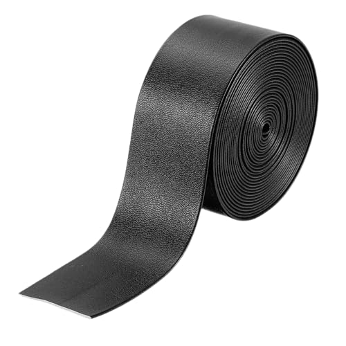 QUARKZMAN PU Lederriemen, 30mm*3m Lederband flach Lederbesatzband Umklappbare Lederstreifen Kunstleder Zum Selbernähen Basteln Handtaschen Schulranzen Rucksäcke - Schwarz QUARKZMAN PU Lederriemen, 30mm*3m Lederband flach Lederbesatzband Umklappbare Lederstreifen Kunstleder Zum Selbernähen Basteln Handtaschen Schulranzen Rucksäcke - Schwarz von QUARKZMAN